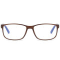 2020 European and American new cross-border large frame anti-blue light anti-radiation coated blue film high-grade reading glasses spring feet 8182.