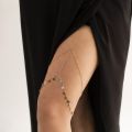 Bohemian Elastic Band Leg Thigh Chain Women Beach Long Tassel Multilayer Adjustable Body Jewelry Dress Decorate Unisex. 
