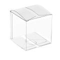 (New)50pc clear plactic boxe for gift PVC packing box gift packag. 