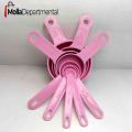 Measuring Cups and Measuring Spoons  Safety Material Measuring Set with Spout, BPA Free and Dishwasher Safe (Set of 9). 