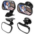 2 in 1 Mini Children Rear Convex Mirror Car Back Seat Baby Mirror Adjustable Auto Kids Monitor Safety Car Rearview mirror. 