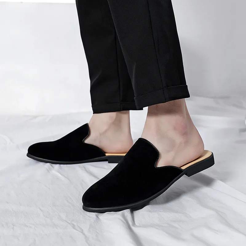 Mule Shoes Mens Designer Mules Flat Mules Denim Mule Shoes Oasis