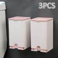 3x Wall Mounted Storage Box Female Sanitary Pad Holder for Vanity. 