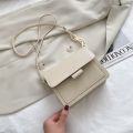 Women's Crossbody Bag Solid Color Simple Fashion Casual Shoulder Bag Trend Small Square Bag Retro One-shoulder Messenger Bag. 