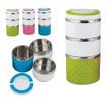 3 Layer Hotpot Lunch Box Stainless Steel Tiffin Box SS Lunch Box.