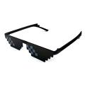 Men Women Goggles Glasses Thug Life 8-Bit MLG Pixelated Sunglasses for Minecraft players Style:6 grid. 