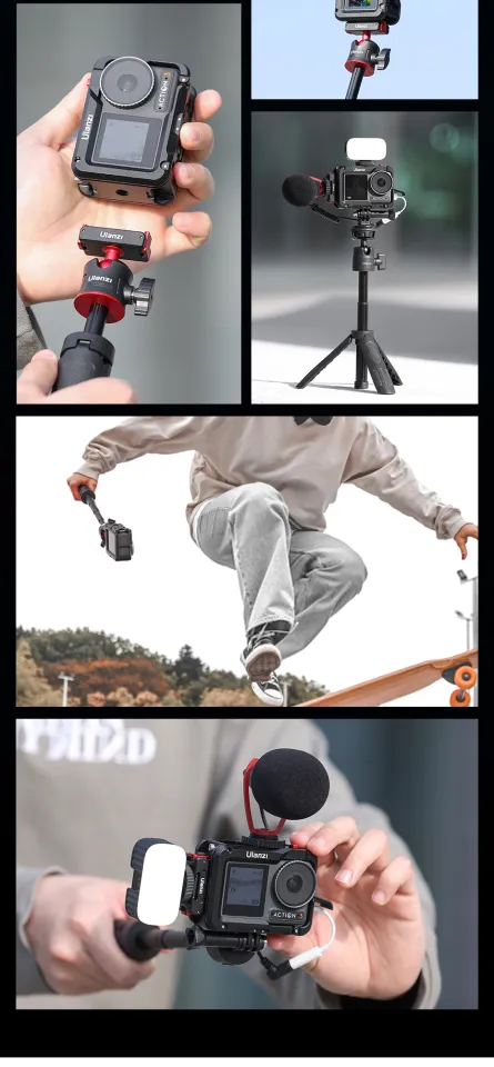 Ulanzi OA-14 Gabbia Metallica DJI Osmo Action 3 - Supporto Accessori