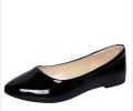 Comfortable Genuine Leather Ladies Flate Pumps shoes. 
