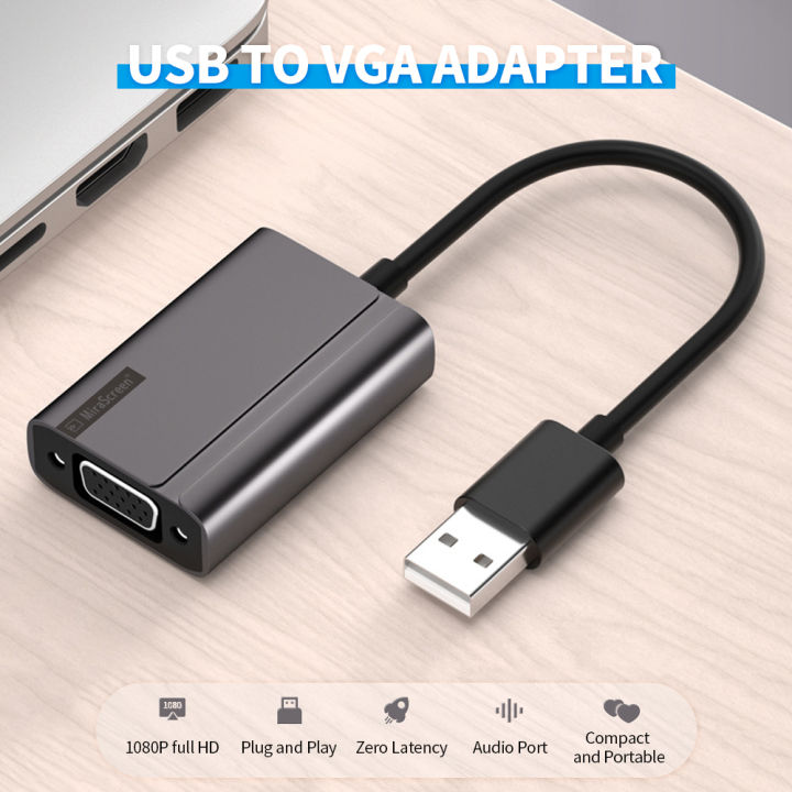 HXSJ%20USB%20to%20VGA%20Adapter%20with%20Audio%201080P%20Full%20HD%20Cable%20Screen%20Mirroring%20Adapter%20for%20TV/Monitor/Projector%20Gray%20-%20Image%205