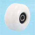 Skateboard Wheels with Bearings 52X30mm Street PU Wheels Skateboard Parts Cruiser Longboard Wheels (Set of 20) White.