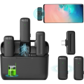 ulanzi j12 dual wireless microphone with charging case for type-c/i phone for phone. 