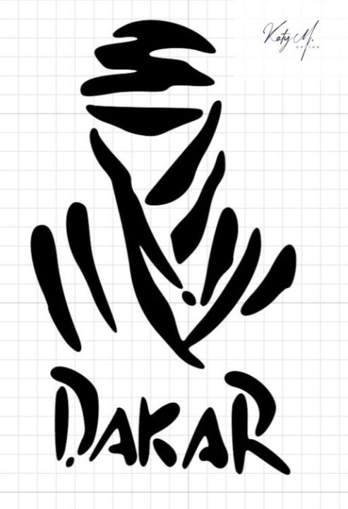 Dakar Sticker for bike