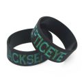 1PC 1 Inch Ink Filled Logo JACKSEPTICEYE Silicone Wristband Wide Green Eyes Games Bracelet Bangels For Gifts SH202. 