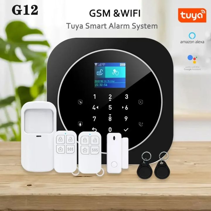 Tuya Smart WIFI GSM Security Alarm System Works With Alexa Home