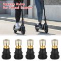 1/2/5Pcs High Quality Electric Scooter Accessories for Xiaomi M365 Wheel Gas Valve Electric Scooter Valve Tubeless Tire Valve Vacuum Valves. 