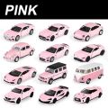 New 1:36 Cute pink car G65 Beetle Huracan Continenta C63S T1 BUS Alloy Car Model Vehicles Toy Cars Kid Toys For Children Gifts. 