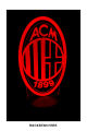 AC Milan Football 3D Club lamps 7 Color Automatically color changing mode With touch button switch.