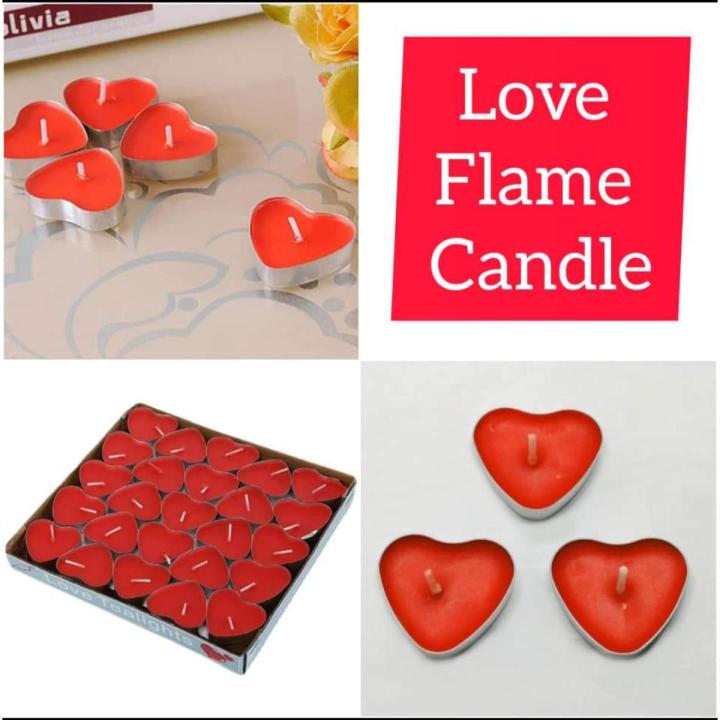 Love candle-5pc/Heart shape scented love candle-5pc
