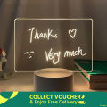 Note Board Creative Led Night Light USB Message Board Holiday Light With Pen Gift For Children Girlfriend Decoration Night Lamp.
