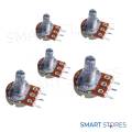 3 Pin 10K Potentiometer Panel Mount 10K Ohm 1/2 Watt 3 Terminal Single Gang Linear Taper Rotary Potentiometer 10K Ohm Adjustable Variable Resistor Potentiometer Pot Electrical Circuitry & Parts. 