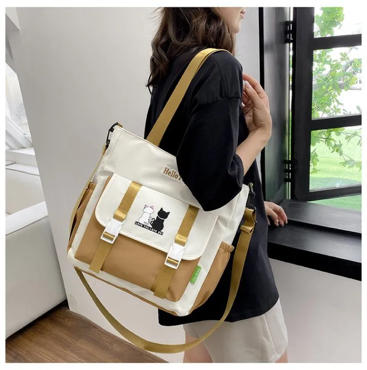 College%20style%20big%20bag%20women's%20bag%20student%20large%20capacity%20class%20commuting%20shoulder%20bag%20make-up%20school%20bag%20casual%20crossbody%20bag%20men%20-%20Image%204