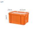 Durable Heavy Duty Storage Bins, Industrial Tote Bin, Stackable Storage Containers for Garage Shoes. 