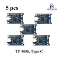 5 pcs TYPE C TP4056 5V 1A With Battery PROTECTION Charger Circuit Adapters Module For 3.7 Battery Charging Circuit li-ion Battery Charger circuit. 