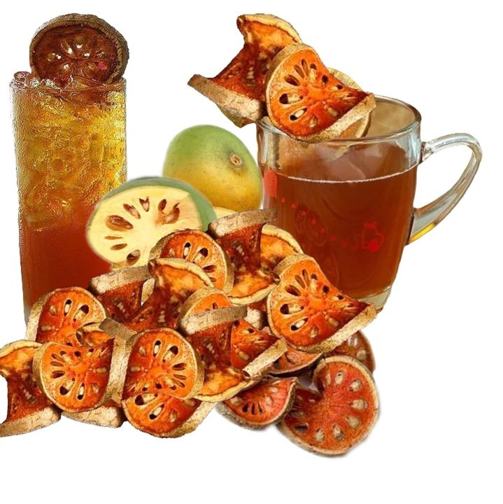 Dried Bael Fruit Slices, 100gm Organic Herbal Fruit Tea, Thai Tea, Matoom, Asian wellness dry Bael Fruit