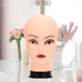 Bald Mannequin Head Freestanding Display Practice Display Head Model for Display Hat. 