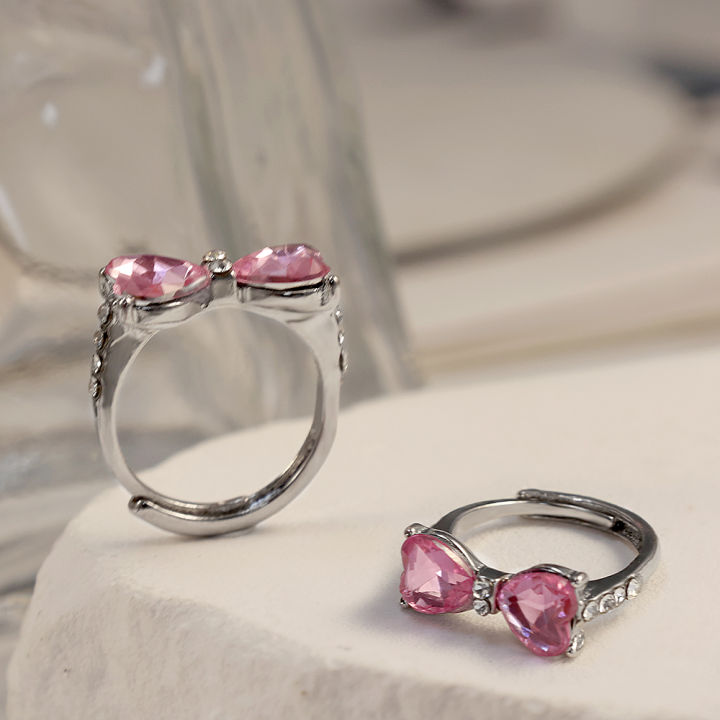 Y2K%20Girls%20Princess%20Pink%20Bowknot%20Zircon%20Ring%20for%20Female%20Delicate%20Sweet%20Girl%20Zircon%20Ring%20Birthday%20Party%20Jewelry%20Accessories%20-%20Image%205