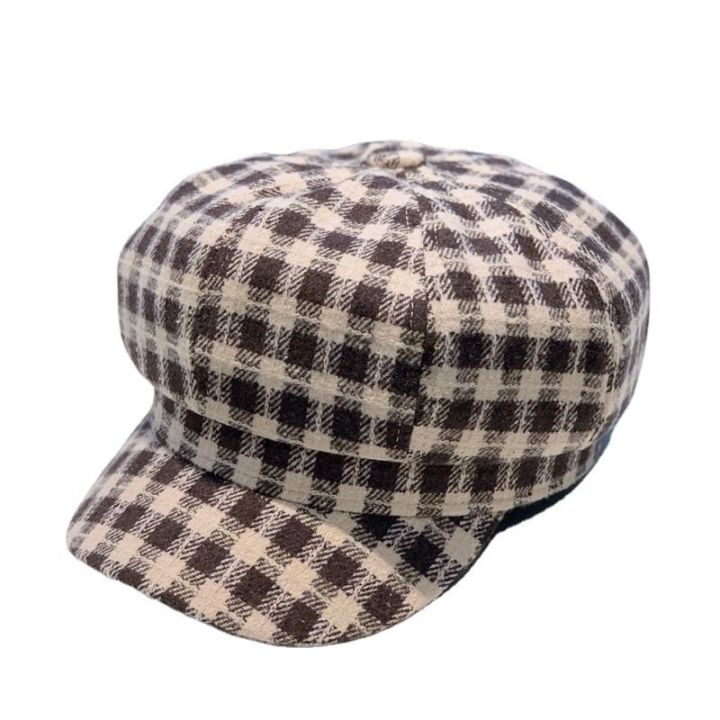 Autumn%20Winter%20Hats%20For%20Women%20Check%20Octagonal%20Caps%20Ladies%20Casual%20Woolen%20Hat%20Winter%20Beret%20Women%20Cap%20-%20Image%204