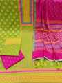 Premium Quality (VIP Block) Orbindu Cotton Block Printed Cotton Unstitched Three Piece for Women-Design-6. 