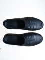FASHION Black Rubber Shoes for Men. 