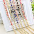 Metal Waist Belt Pearl Body Belt Dress Chain Thin Belt Waistband Imitation Pearl Beads. 