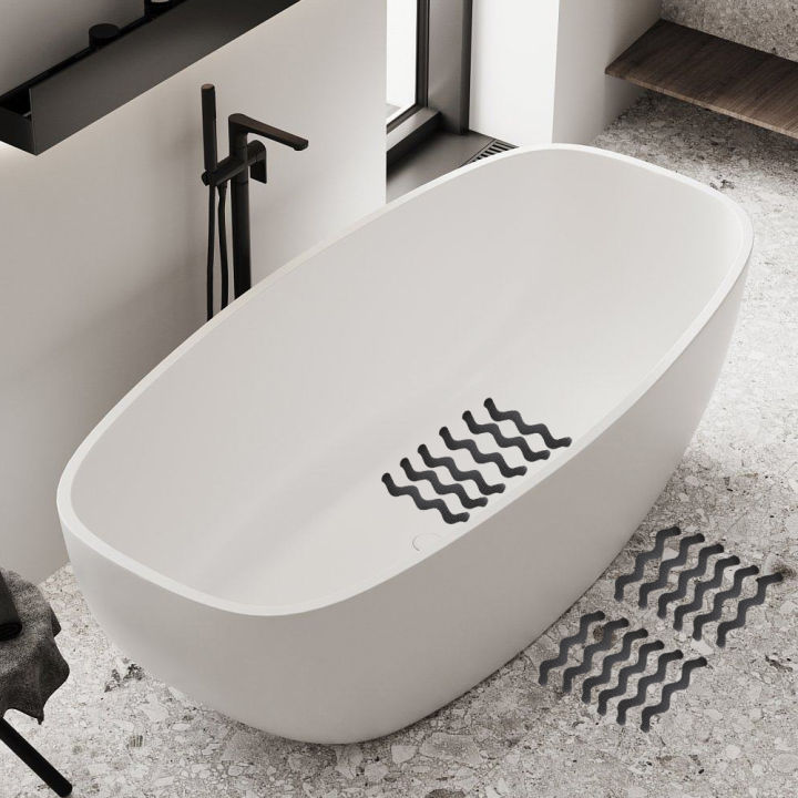 6Pcs/Set%20Safe%20Anti%20Slip%20Tape%20S%20Shape%20Floor%20Non%20slip%20Sticker%20Waterproof%20Carpet%20Bathtub%20Stair%20For%20Home%20Bathroom%20Product%20Multicolor%20-%20Image%204