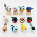 Gift-Ready Packaging Nordic Wooden Bird Statue Lightweight Compact Size Premium Wood Wooden Bird Ornament Handcrafted Artisan Painted Miniature Bird Sculpture for Home Decor Children'S Room Wildlife.