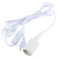3M Plug- Hanging Lantern Cord Edison Light Socket Pendant Lamp Holder Bulb EU - white. 