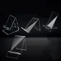 Mobile Phone Stand Acrylic Counter Display Stand Clear Phone Holder Lazy Stand Base For Samsung Huawei Xiaomi Iphone. 