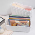Plastic Home Office Bathroom Storage Box Desktop Sundries Storage Box Makeup Organizer Cosmetic Closet Bin Case.