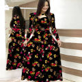 New Women Attractive Premium Quality Rose Print Semi long Kurti Digital print.