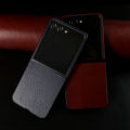 For Motorola Razr 50 Ultra Case Razr50 Cover Premium Genuine Leather Cases Vintag Oil Wax Pattern Phone Shell Protection Coque.