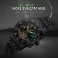 Skmei new fashion quartz men watch stainless steel waterproof 7039.