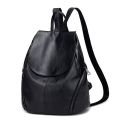 Shoulder Bag Women's2023New Soft Leather Large Capacity Travel Backpack Student Schoolbag.