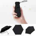 Mini Umbrellas For Rain And Sun Protection Lightweight Pocket Umbrella Anti-UV 5-Folding Small Size Umbrellas Paraguas For Girl. 