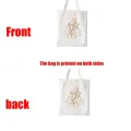 Flower Print Canvas Tote Bag Totes Aesthetic Bags for Women Shopper Shopping Bag Back To School Gift for Teacher Bolsa Feminina. 