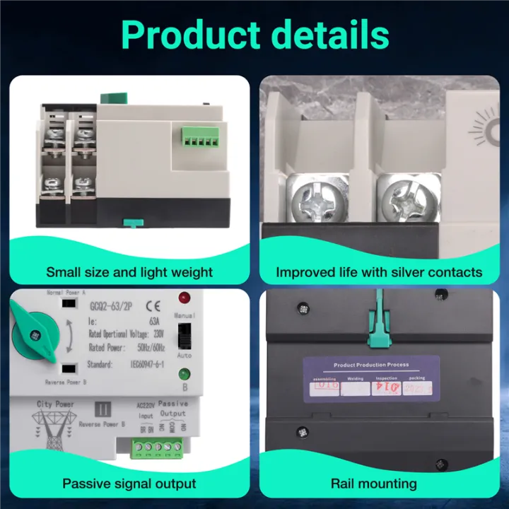 Photovoltaic%20Solar%20Power%20ATS%20Automatic%20Transfer%20Switch%20Din%20Rail%202P%2063A%20AC220V%20ATS%20PV%20System%20Power%20to%20City%20Power%20-%20Image%205