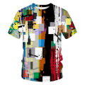 Summer Oversized T-Shirt New Multiple Colour 3D Graphics Print Tops Men Women Graffiti abstract art pattern Fashion Streetwear. 