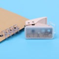 1PC Simple Mini Single Paper Puncher Portable Office Binding Supplies Journal Scrapbook Hole Punch Stationery. 
