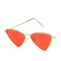 【beauty code store】DCM Metal Triangle Sunglasses Women Brand Designer Retro Ocean Lens Ladies Sun Glasses Gafas Sol Mujer.