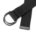 Canvas Belt D-Ring Belt Fabric Webbing Belt Waist Belt Strap Waistband Belt.